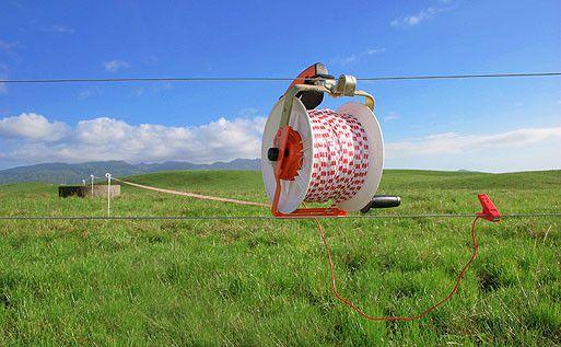 electric fence reel geared - LEVAH animal husbandry and veterinary